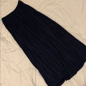 Mossimo Supply Co. Skirts - {SOLD} NEW Navy Pleated Maxi Skirt Mossimo Supply Co. Skirts - {SOLD} NEW Navy Pleated Maxi Skirt